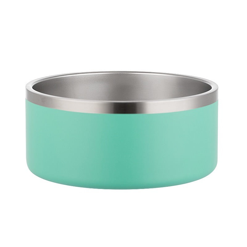 Large Stainless Steel Dog Bowl for Stable Feeding