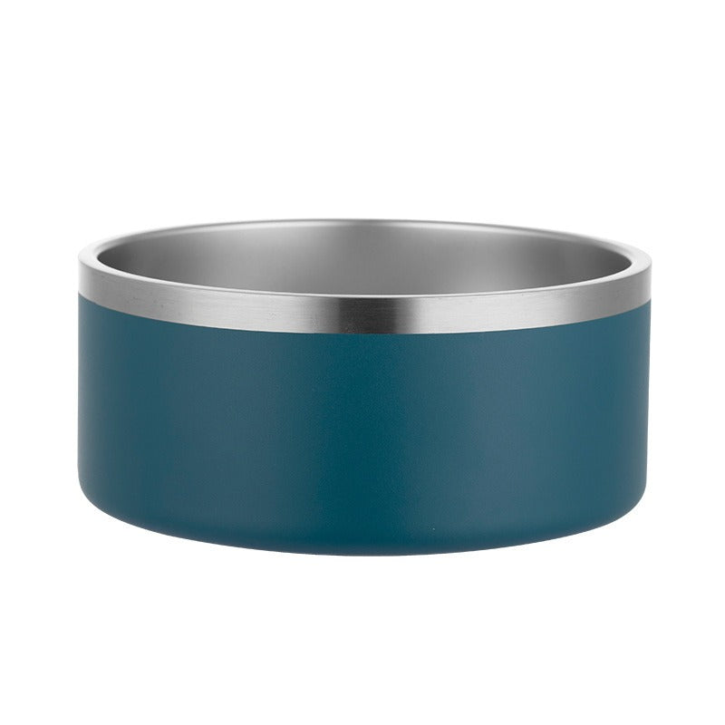 Large Stainless Steel Dog Bowl for Stable Feeding