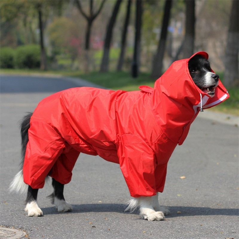 Dog Raincoat: Full-Body Waterproof Rain Protection