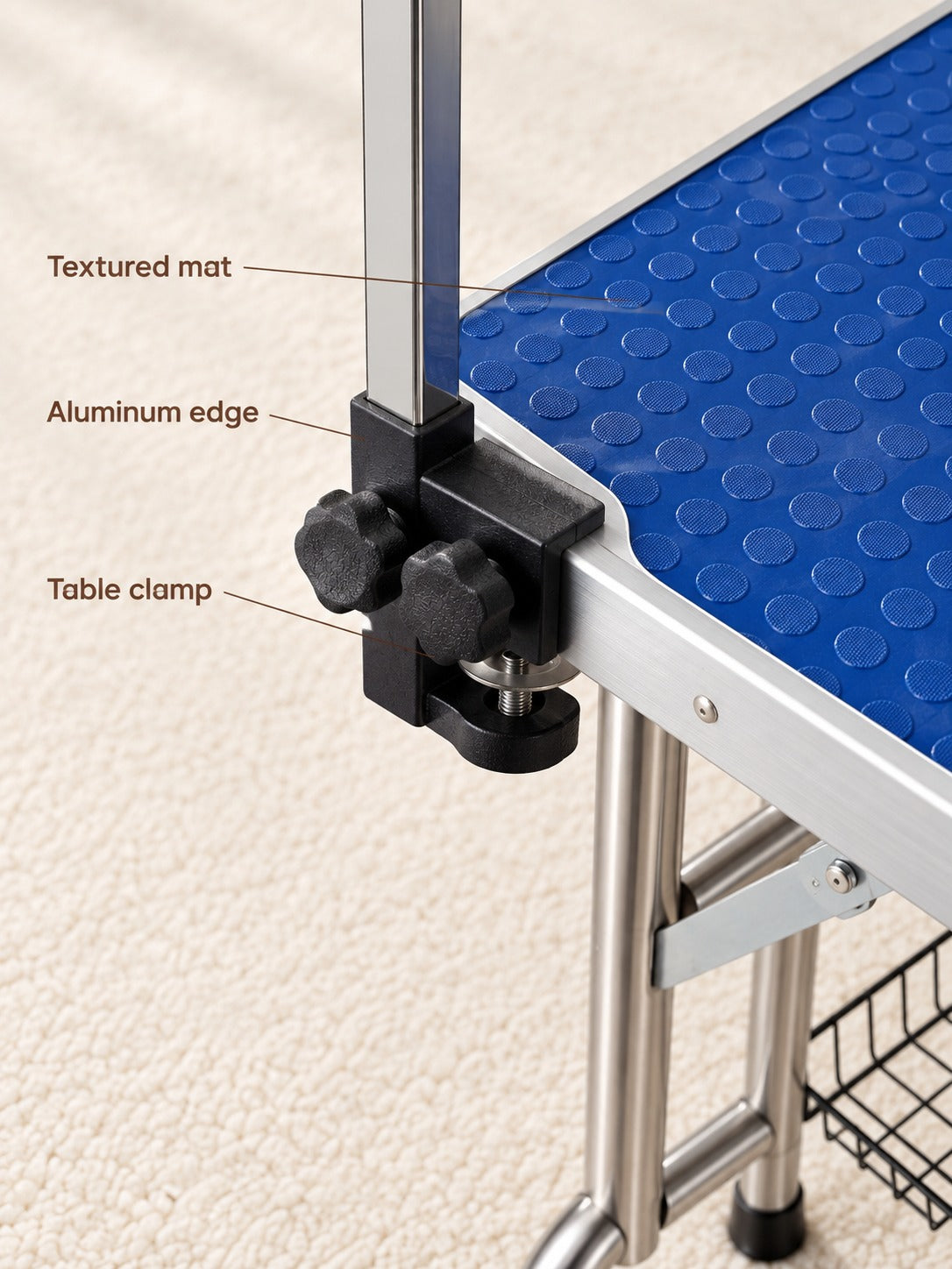 Large Pet Grooming Table 46 Inch with Adjustable Arm
