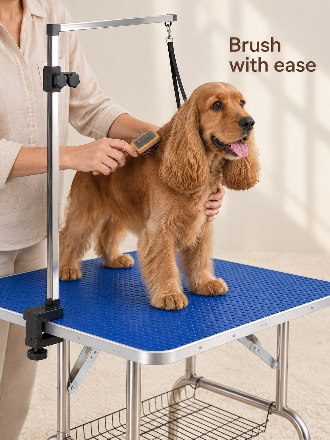 Large Pet Grooming Table 46 Inch with Adjustable Arm