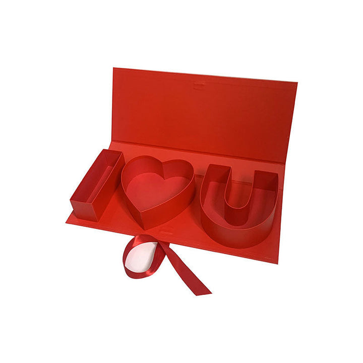 Letter-Shaped Jewelry Gift Box for Romantic Unboxing