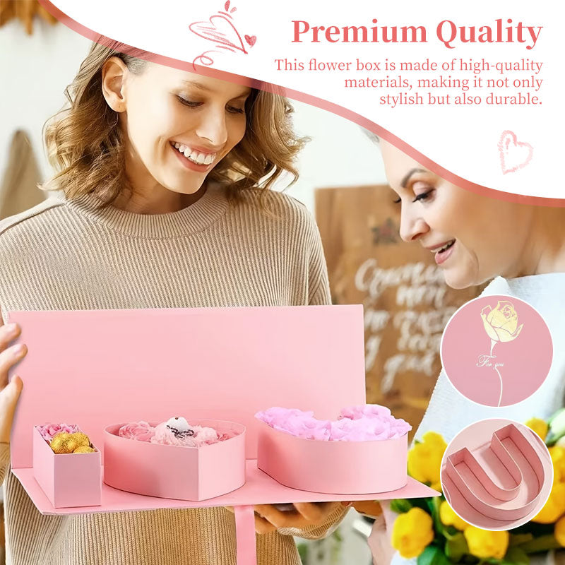 Letter-Shaped Jewelry Gift Box for Romantic Unboxing