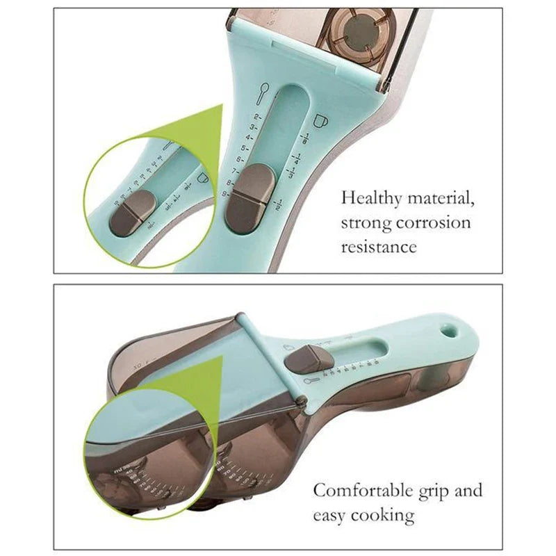 Adjustable Measuring Spoon Set Tool for Kitchen Baking