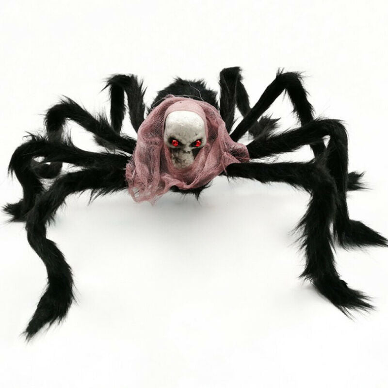 Giant Skull Spider Halloween Decoration for Haunted Yards