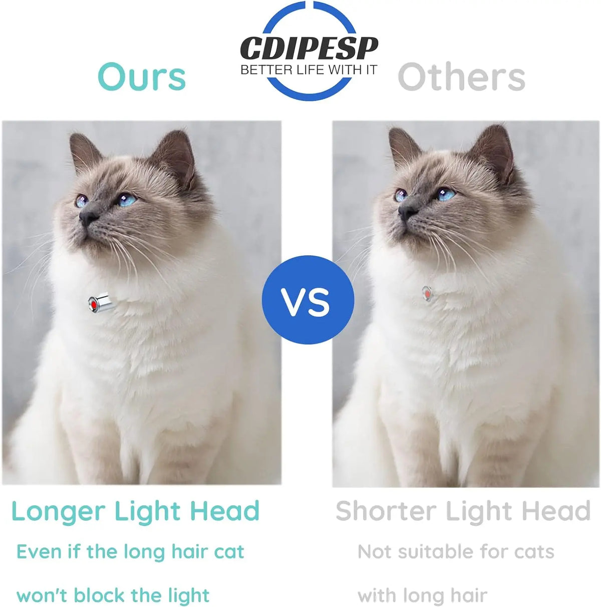 Laser Pointer Cat Collar - Hands-Free Automatic Play Toy