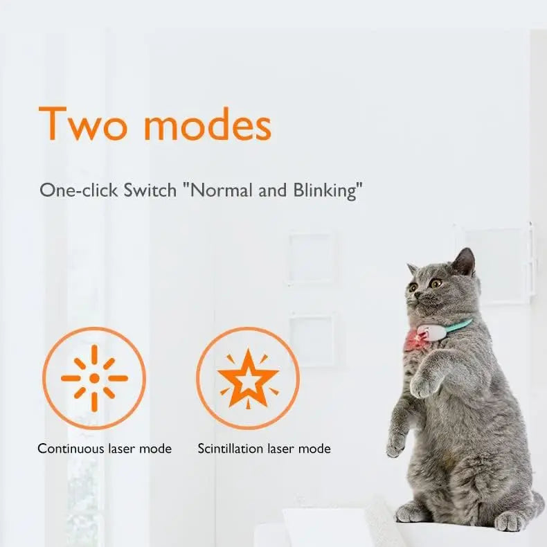 Laser Pointer Cat Collar - Hands-Free Automatic Play Toy