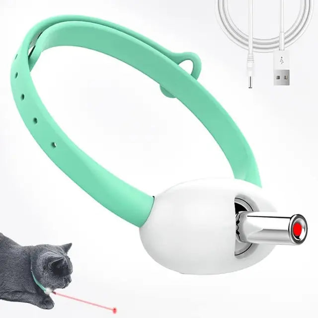 Laser Pointer Cat Collar - Hands-Free Automatic Play Toy
