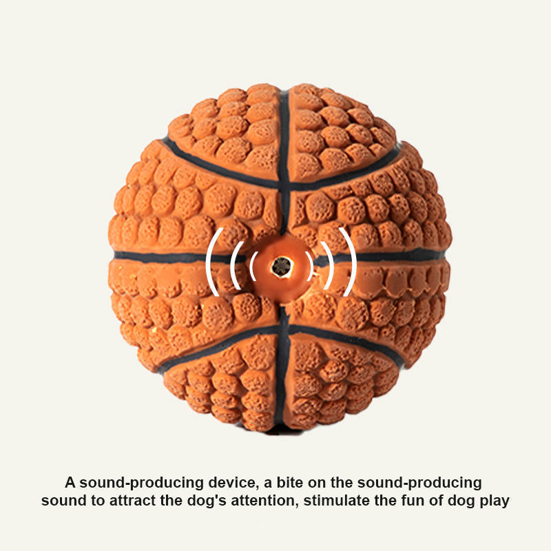 Textured Latex Dog Ball for Fetch, Chew & Boredom