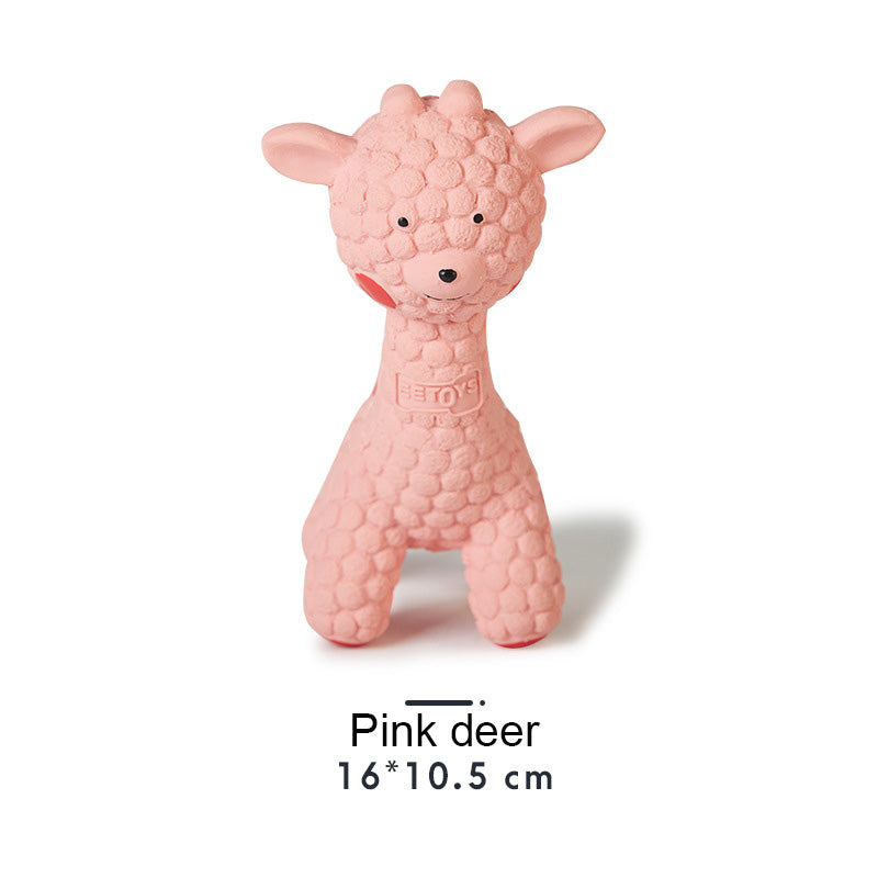 Squeaky Deer Dog Toy for Interactive Puppy Playtime