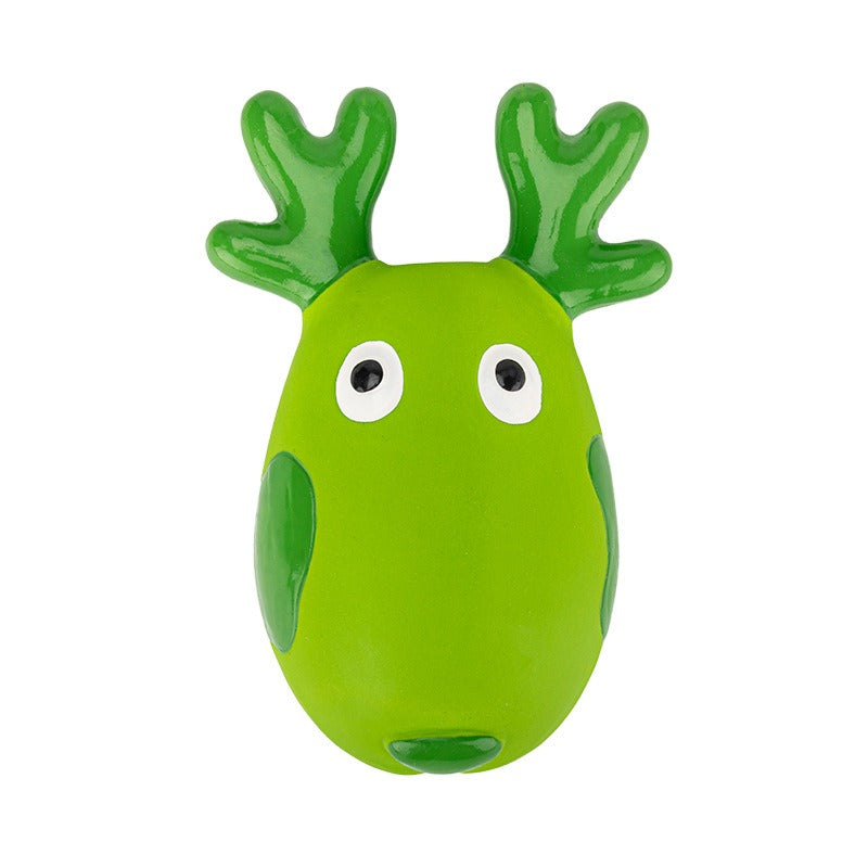 Squeaky Latex Dog Toy for Interactive Chewing Play