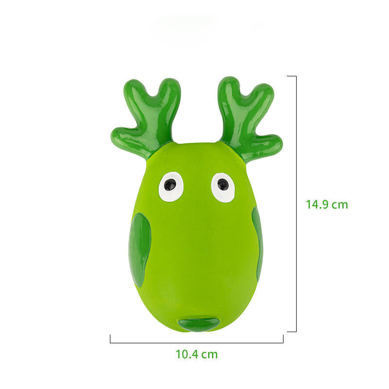 Squeaky Latex Dog Toy for Interactive Chewing Play