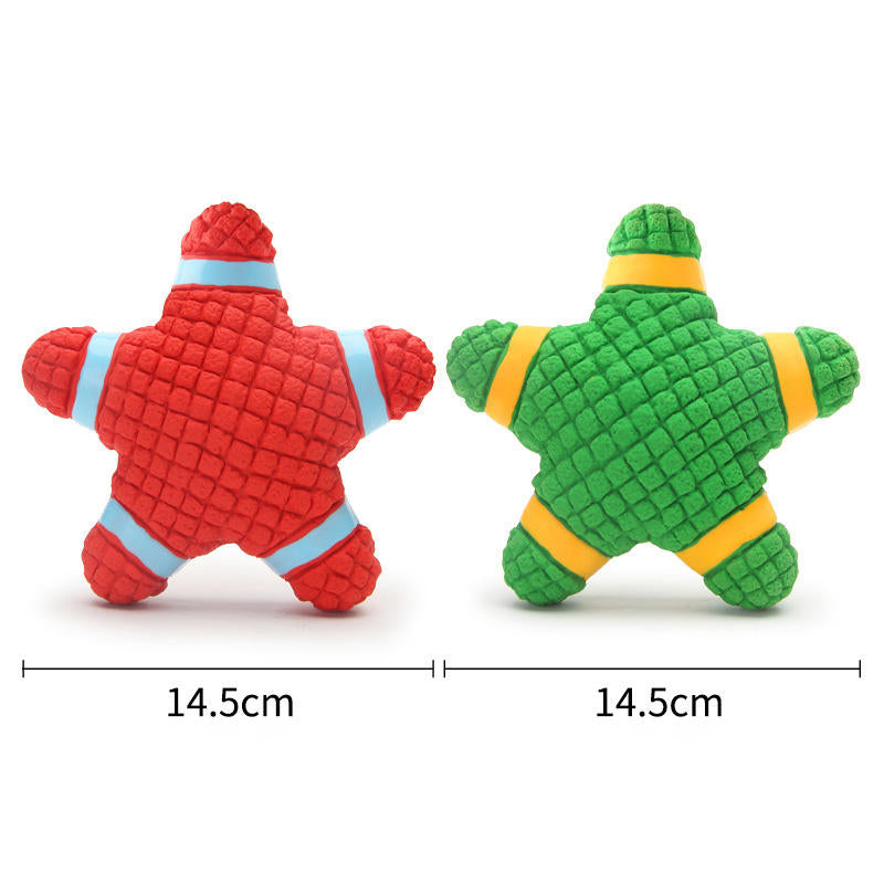 Textured Latex Dog Toy for More Engaging Squeaky Play