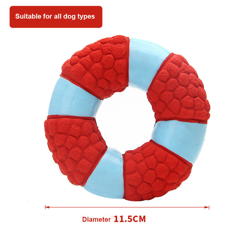 Textured Latex Dog Toy for More Engaging Squeaky Play