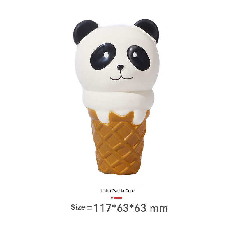 Panda Cone Dog Toy for Boredom & Chew-Time Relief