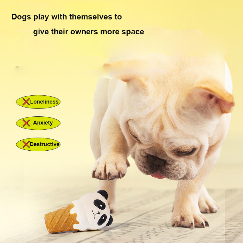 Panda Cone Dog Toy for Boredom & Chew-Time Relief