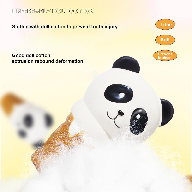 Panda Cone Dog Toy for Boredom & Chew-Time Relief
