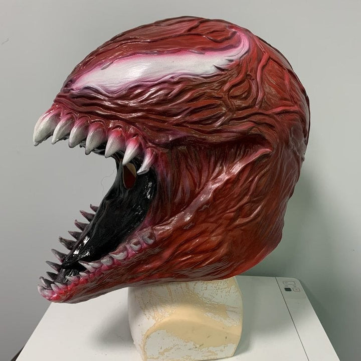 Venom Latex Cosplay Mask With Full-Head Character Look