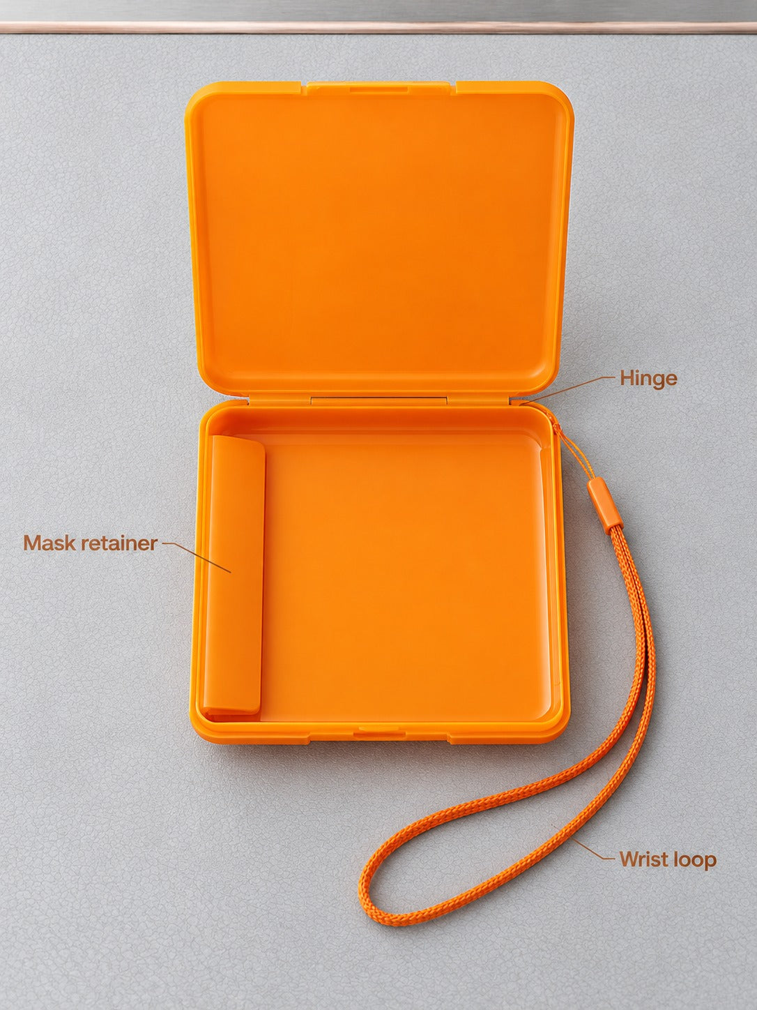 Mask Storage Box: Dustproof Portable Case for Commuters