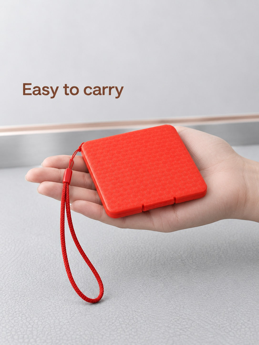 Mask Storage Box: Dustproof Portable Case for Commuters