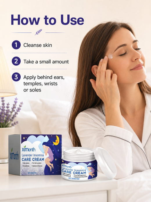 Lavender Sleep Cream – Natural Insomnia Relief