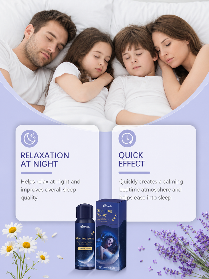 Lavender Sleep Spray — Soothing Aromatherapy Mist for Deeper Rest