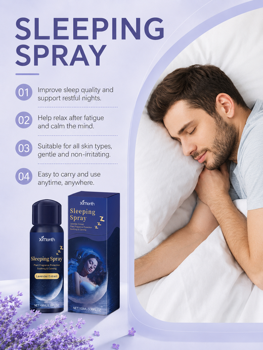 Lavender Sleep Spray — Soothing Aromatherapy Mist for Deeper Rest