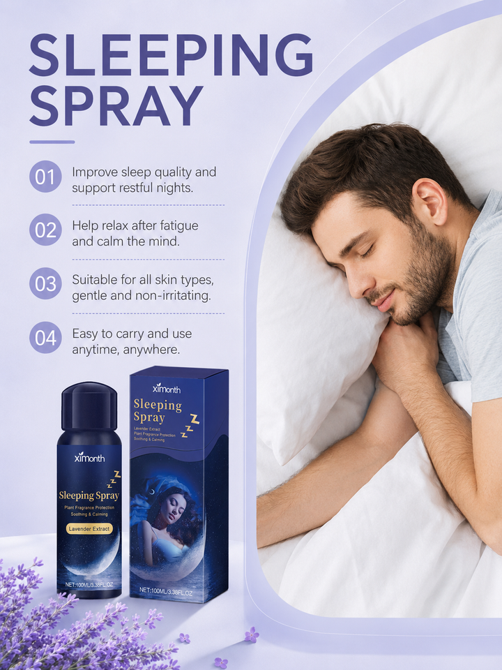 Lavender Sleep Spray — Soothing Aromatherapy Mist for Deeper Rest