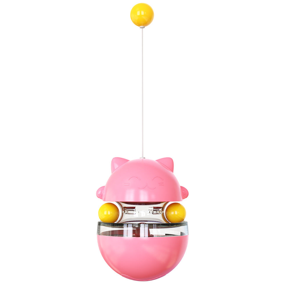 Interactive Cat Treat Dispenser Toy for Indoor Play