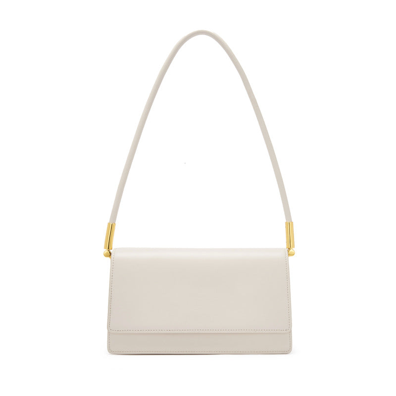 Leather Shoulder Bag for Polished Retro Everyday Style