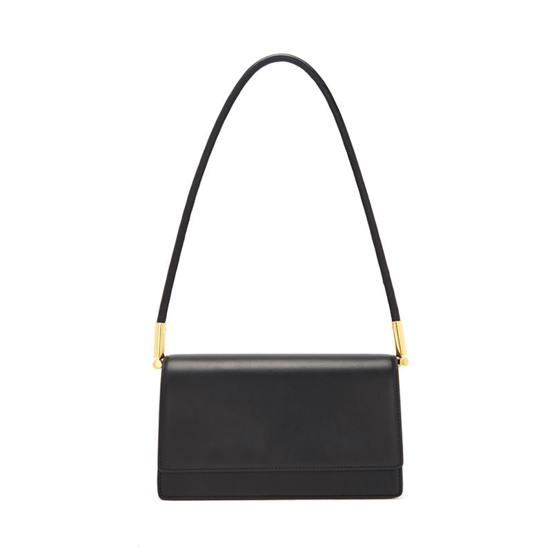 Leather Shoulder Bag for Polished Retro Everyday Style