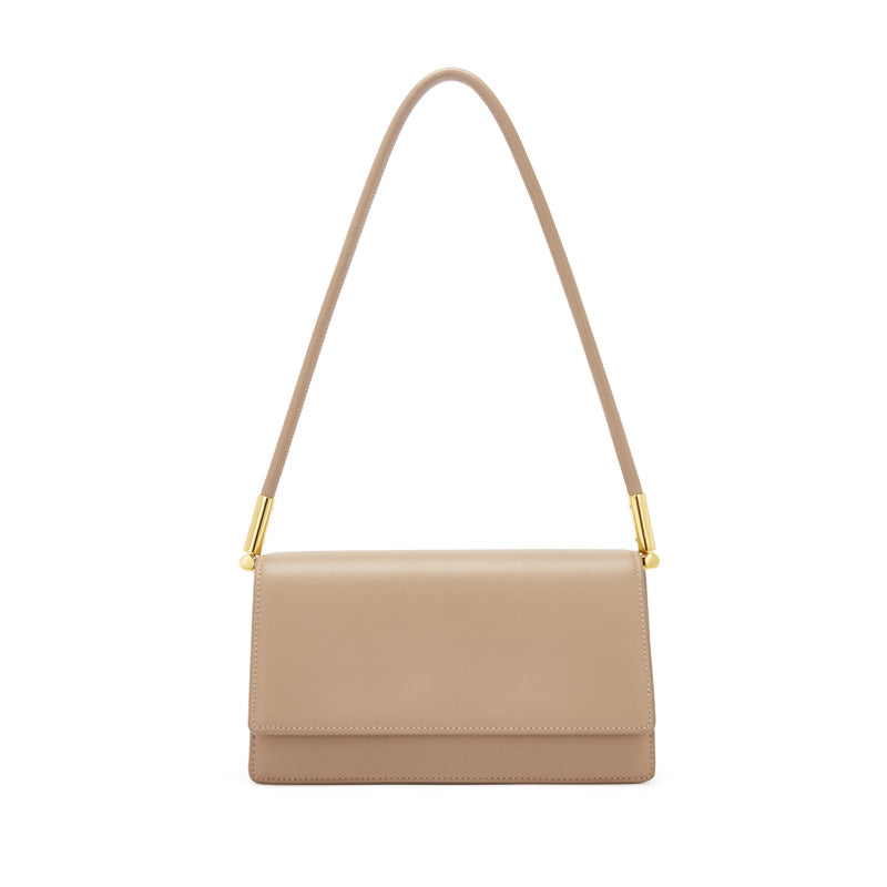 Leather Shoulder Bag for Polished Retro Everyday Style