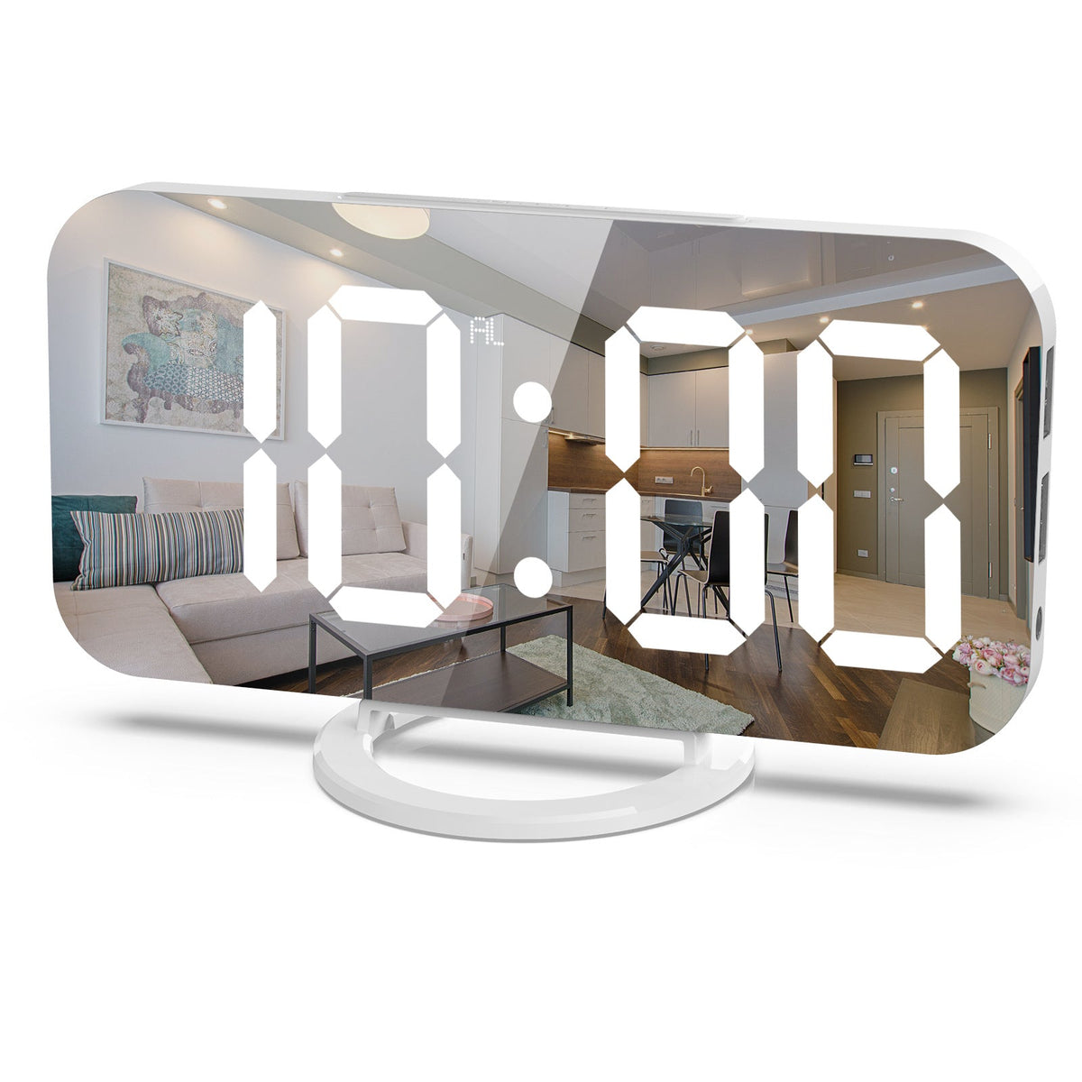 Digital Alarm Clock With USB Charging & Auto Dimming