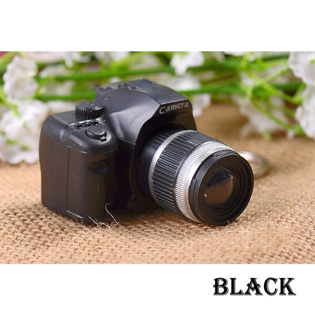LED Camera Keychain Toy With Flashing Light & Sound