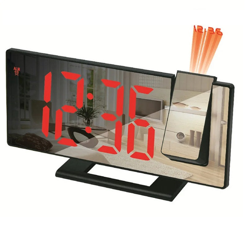 Ceiling Projection Alarm Clock for Easy Bedside Reading