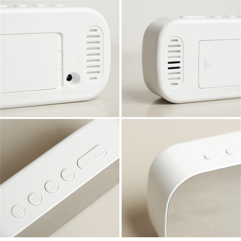 LED Digital Alarm Clock With Easy-Read Night Display