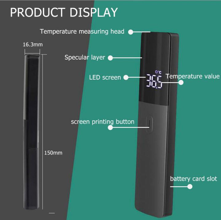 LED Display Smart Thermometer | No-Contact Checks