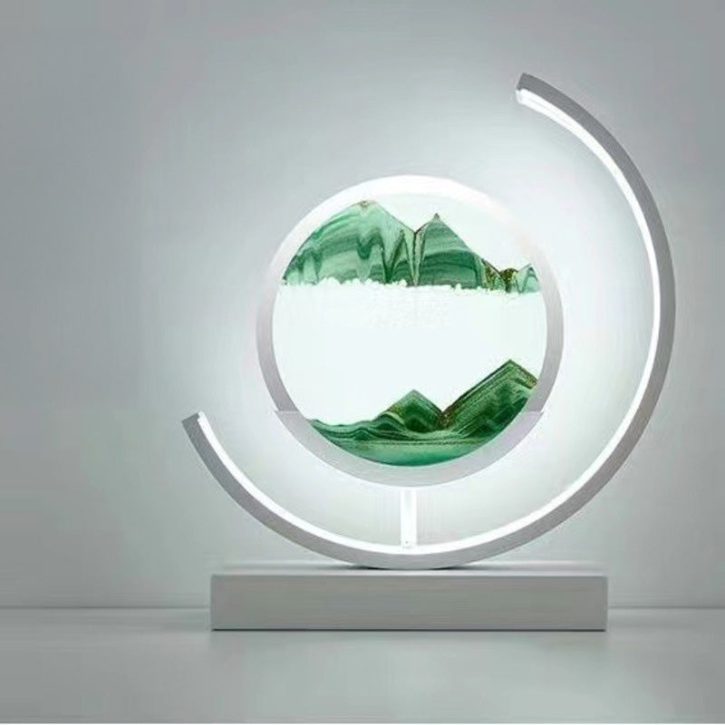 LED Flowing Sand Painting Lamp for Relaxing Ambient Light