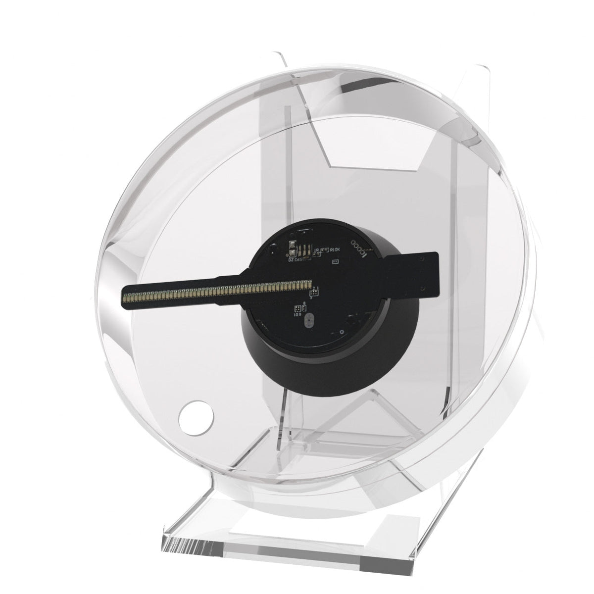 Holographic LED Fan Display for 3D-Style Advertising