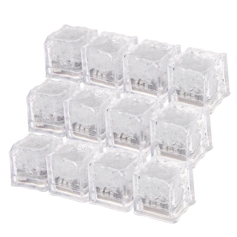 LED Light Up Ice Cubes for Parties & Weddings, Set of 12