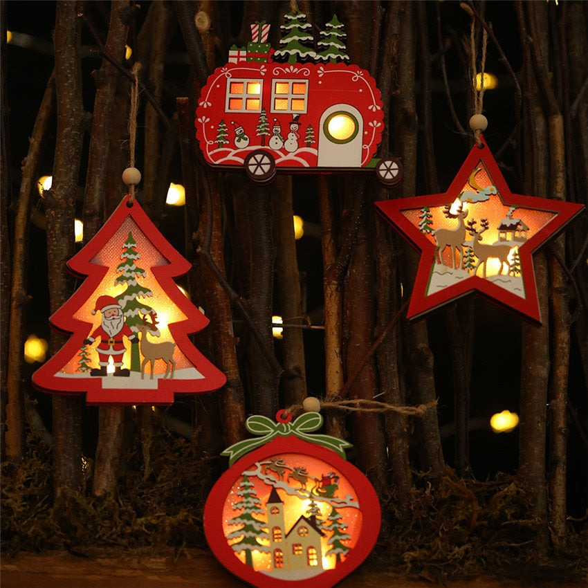 LED Christmas Ornaments Set for Cozy Holiday Decor