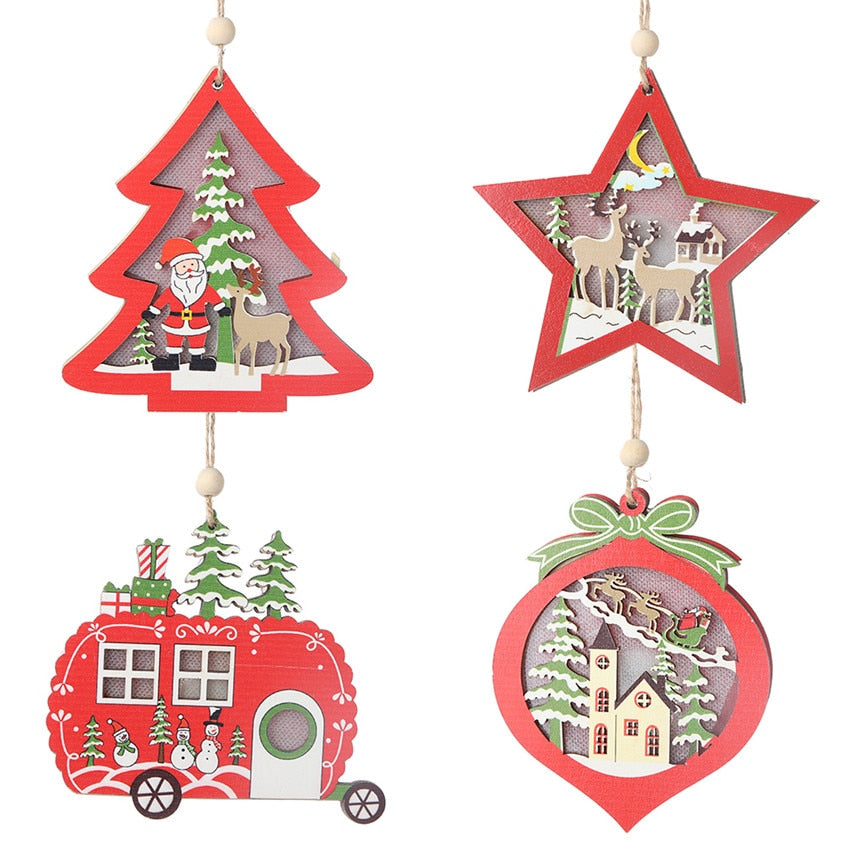 LED Christmas Ornaments Set for Cozy Holiday Decor