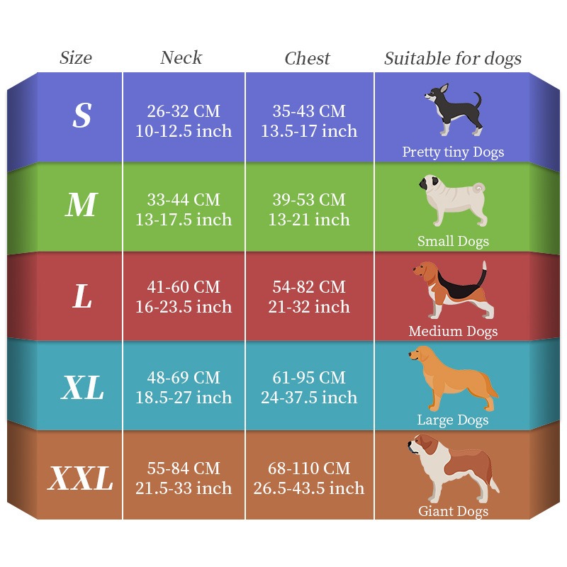 LED Dog Harness for Nighttime Walks, 7-Mode Glow