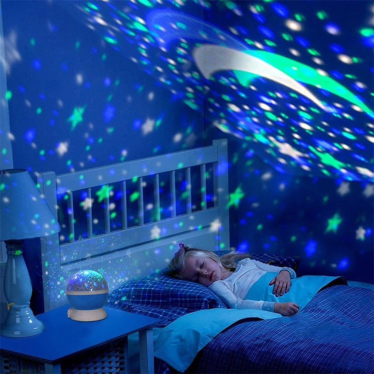 Kids Star Projector Night Light for Calming Bedtimes