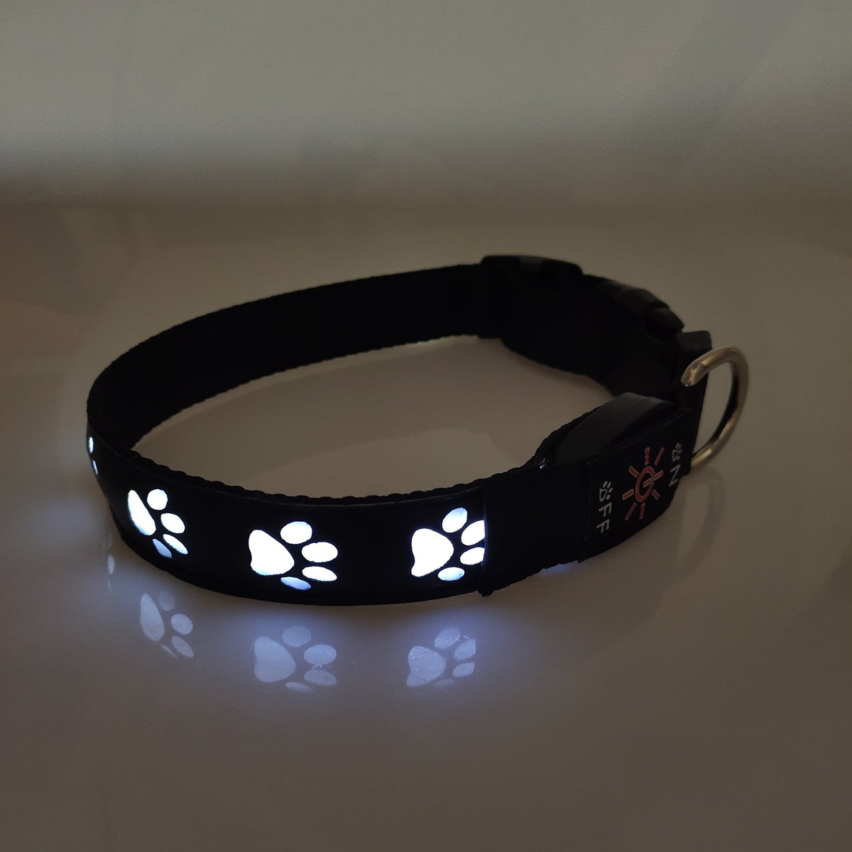 Rechargeable LED Dog Collar for Safer Night Walks