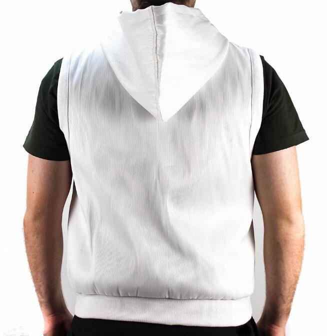 LED Tank Top Hoodie With RGB Glow For Nightlife Style