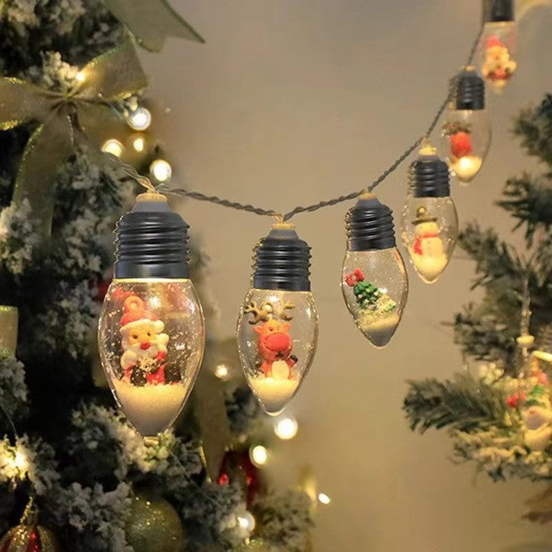 LED Wishing Bottle String Lights for Cozy Christmas Decor