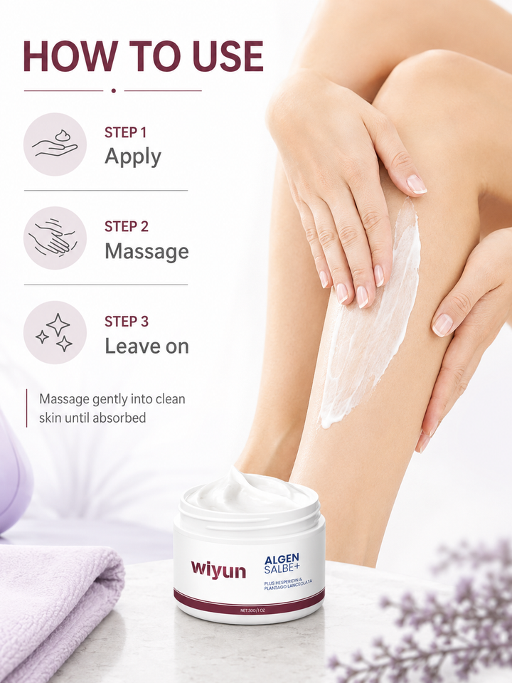 Leg Care Cream with Hesperidin — Softer, Comforted Legs Daily