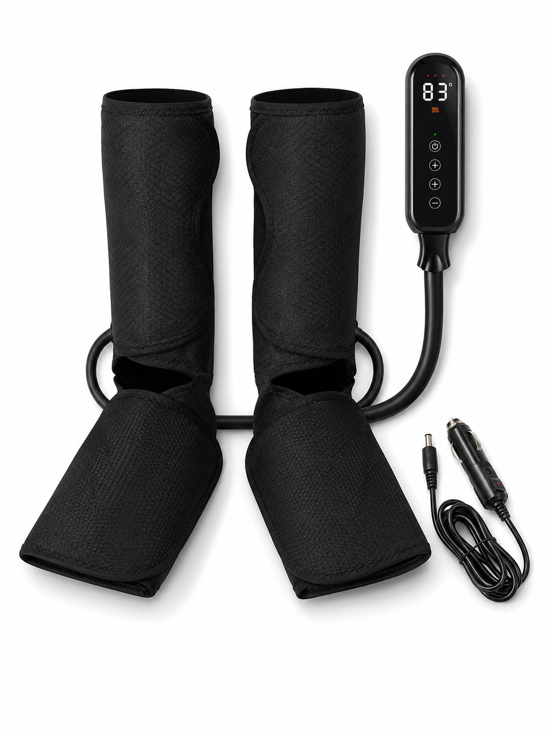 Heated Air Compression Leg Massager | 3 Modes + Heat Control