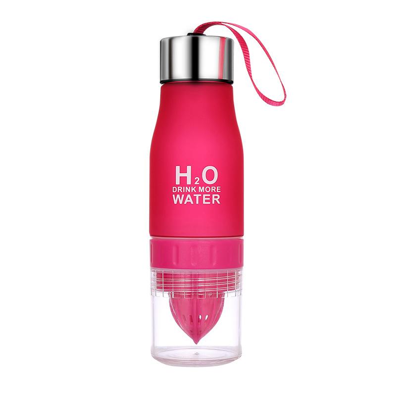 Citrus Juicer Water Bottle 650ml for Flavored Water